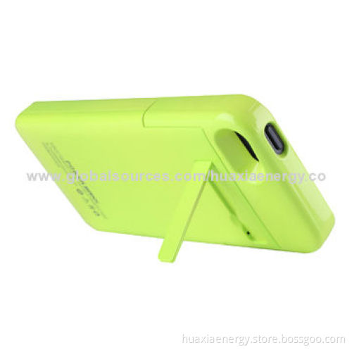 New Design 2,200mAh External Clamp Battery Charger for iPhone5, 5S with Various Colors Available